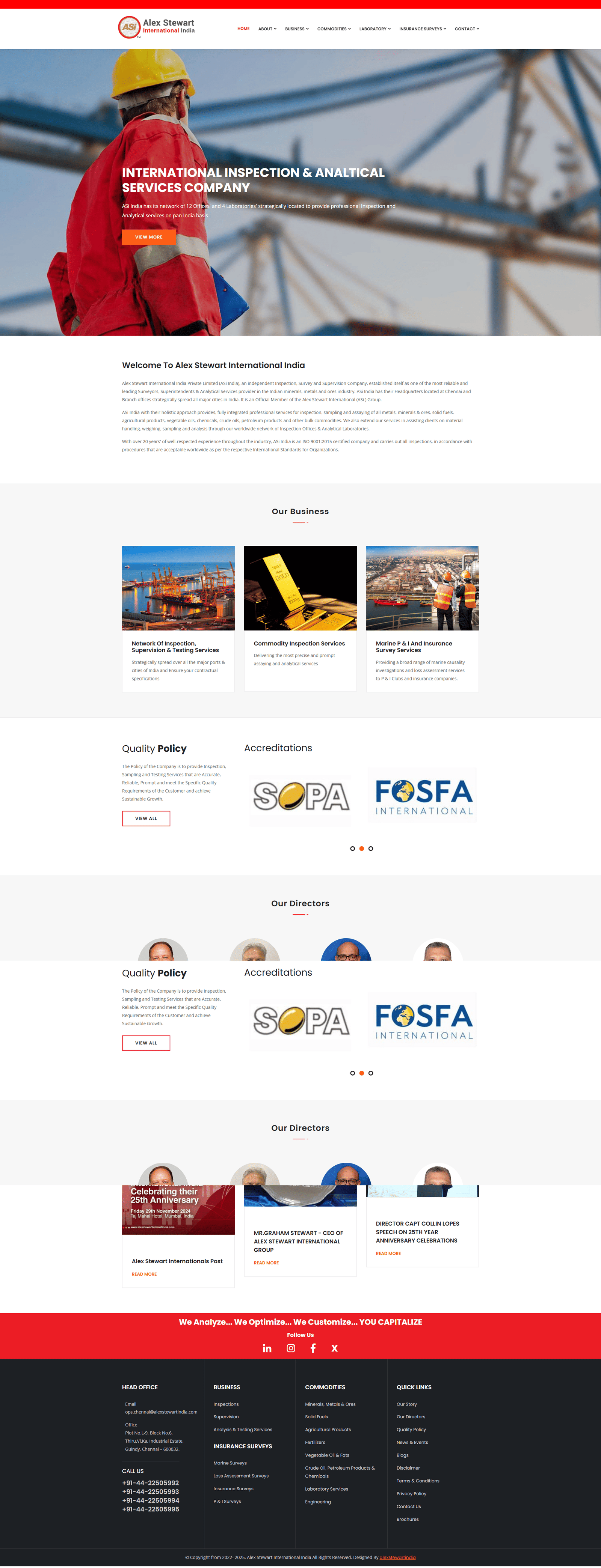 Academy-website-development
